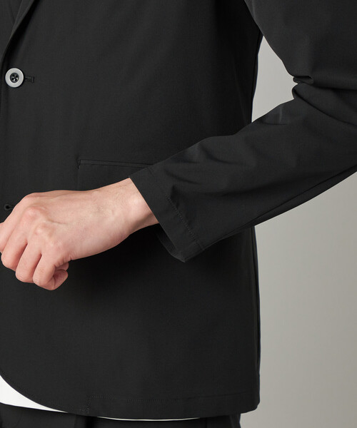 COMME CA MEN(コムサメン)の「【撥水】【COMME CA MEN BLACK】【セットアップ対応】〔TEXBRID〕ライトジャケット(テーラードジャケット・メンズ・ブラック・L/M)」の12枚目の写真