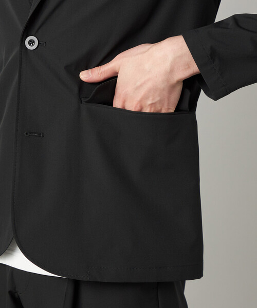 COMME CA MEN(コムサメン)の「【撥水】【COMME CA MEN BLACK】【セットアップ対応】〔TEXBRID〕ライトジャケット(テーラードジャケット・メンズ・ブラック・L/M)」の13枚目の写真