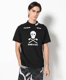 MARK & LONA（マークアンドロナ）の「Icon Skull Stretch Nylon Pique Mock | MEN（Tシャツ/カットソー）」
