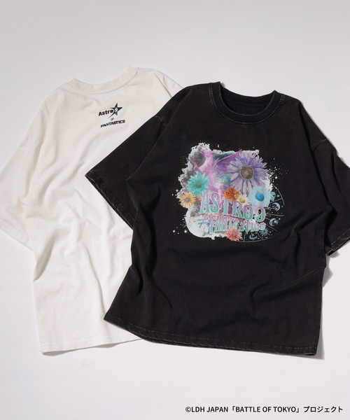 PAGEBOY(ページボーイ)の「【BATTLE OF TOKYO】Astro9 Tシャツ(Tシャツ/カットソー・レディース・ブラック/オフホワイト・FREE)」の1枚目の写真