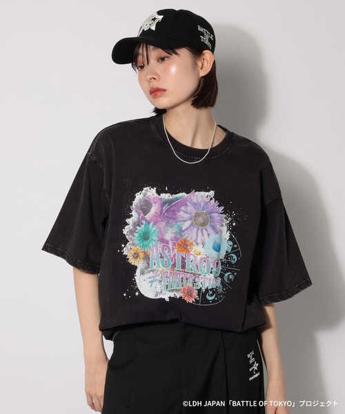 PAGEBOY(ページボーイ)の「【BATTLE OF TOKYO】Astro9 Tシャツ(Tシャツ/カットソー・レディース・ブラック/オフホワイト・FREE)」の3枚目の写真