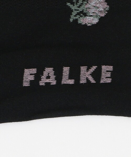FALKE（ファルケ）の「＜FALKE＞FLOWERS ソックス（ソックス/靴下・レディース・ホワイト/ブラック・35/38）」の4枚目の写真