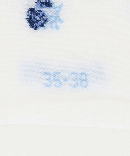 FALKE（ファルケ）の「＜FALKE＞FLOWERS ソックス（ソックス/靴下・レディース・ホワイト/ブラック・35/38）」の8枚目の写真