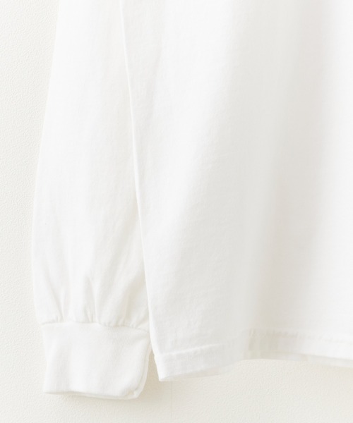 Liberaiders(リベレイダース)の「Liberaiders/リベレイダース AIRLINE L/S TEE 袖プリント ロンT 2026年春夏(Tシャツ/カットソー・メンズ・ホワイト/ブルー・M/L/XL)」の8枚目の写真