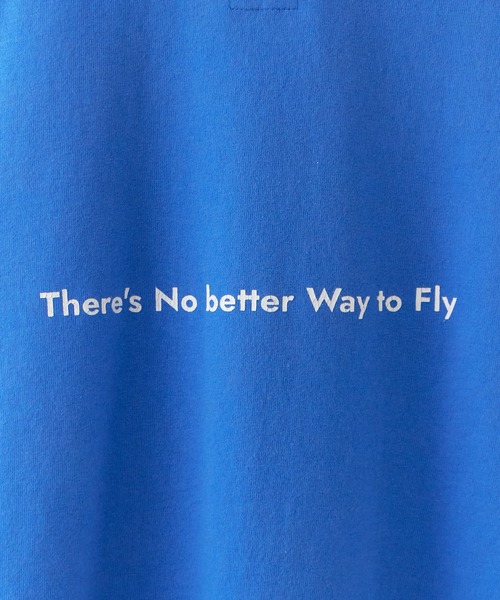 Liberaiders(リベレイダース)の「Liberaiders/リベレイダース AIRLINE L/S TEE 袖プリント ロンT 2026年春夏(Tシャツ/カットソー・メンズ・ホワイト/ブルー・M/L/XL)」の4枚目の写真