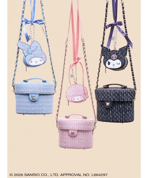 ツイードバニティショルダーバッグ（ショルダーバッグ）｜sanrio house