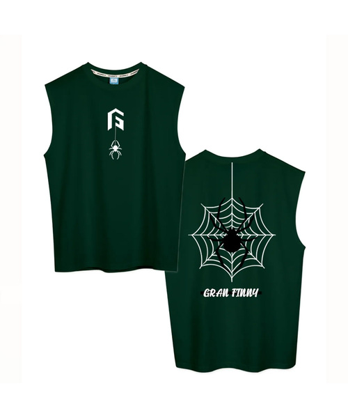 GRANFINNY（グランフィニ）の「スパイダー スリーブレス SGX（Tシャツ/カットソー・レディース・ホワイト/ブラック/グリーン・FREE）」の3枚目の写真
