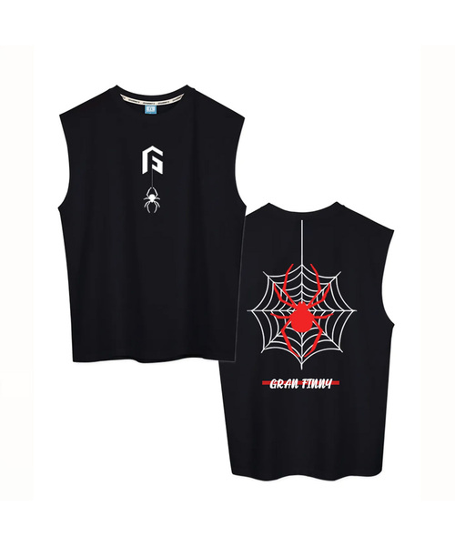 GRANFINNY（グランフィニ）の「スパイダー スリーブレス SGX（Tシャツ/カットソー・レディース・ホワイト/ブラック/グリーン・FREE）」の2枚目の写真