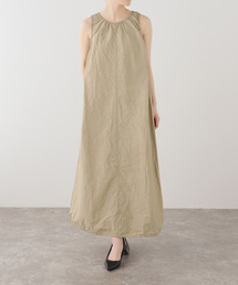 La TOTALITE | 【洗える】Munich/ミューニック 麻混ノースリワンピース(ワンピース)