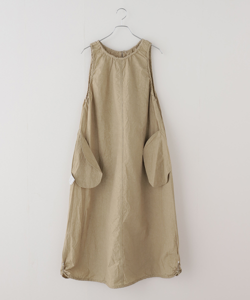 La TOTALITE（ラトータリテ）の「【洗える】Munich/ミューニック 麻混ノースリワンピース（ワンピース・レディース・ベージュ/ピンク・FREE）」の11枚目の写真