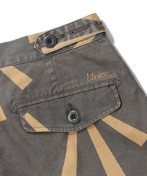 UNION（UNION TOKYO）（ユニオン）の「UNION TOKYO SHAW SHORT ユニオントーキョー ショートパンツ（その他パンツ・メンズ・カーキ/ダークグレー・S/M/L/XL）」の13枚目の写真