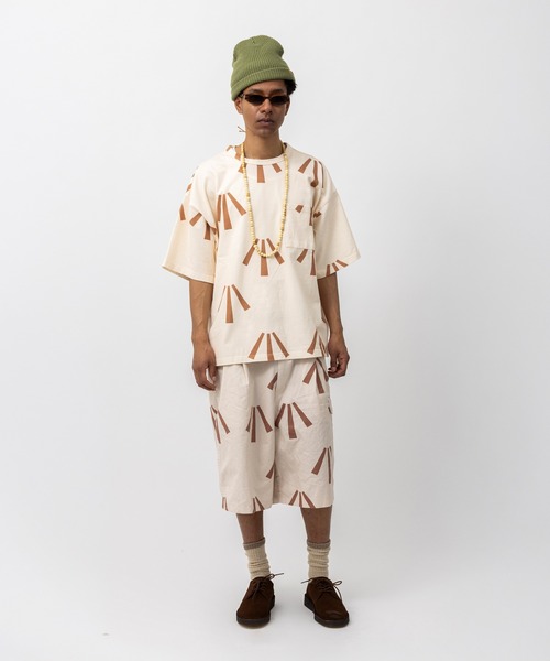 UNION（UNION TOKYO）（ユニオン）の「UNION TOKYO SHAW SHORT ユニオントーキョー ショートパンツ（その他パンツ・メンズ・カーキ/ダークグレー・S/M/L/XL）」の3枚目の写真