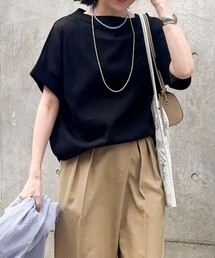 《手洗い可能》コットンセルロースリラックスプルオーバー