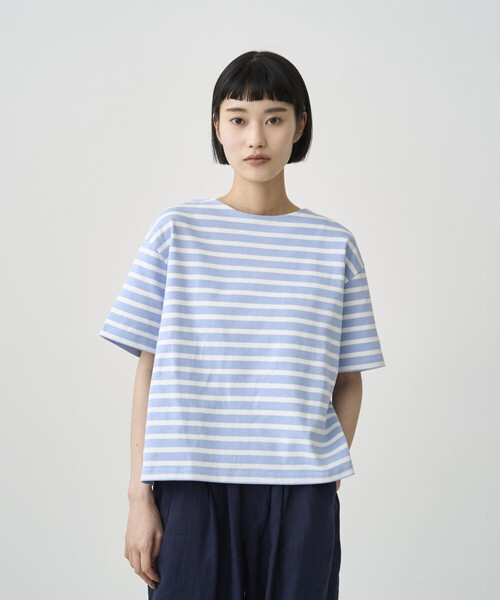 ORCIVAL（オーシバル）の「ORCIVAL | コットンロード クルーネックTシャツ WOMEN（Tシャツ/カットソー・レディース・ブルー系その他/レッド系その他/ピンク系その他/ブルー系その他2/ホワイト系その他5/イエロー系その他・1）」の7枚目の写真