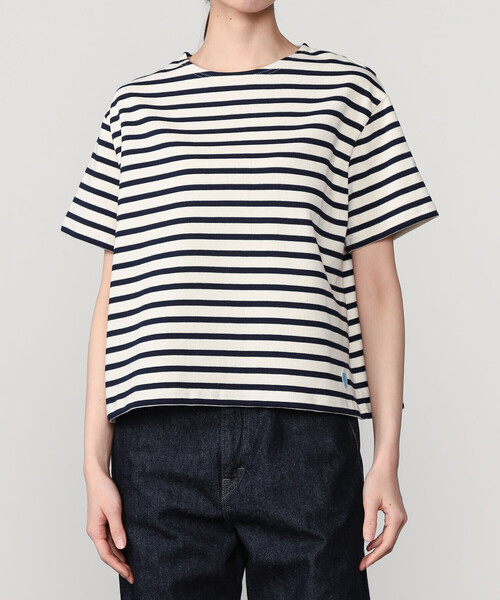 ORCIVAL（オーシバル）の「ORCIVAL | コットンロード クルーネックTシャツ WOMEN（Tシャツ/カットソー・レディース・ブルー系その他/レッド系その他/ピンク系その他/ブルー系その他2/ホワイト系その他5/イエロー系その他・1）」の2枚目の写真