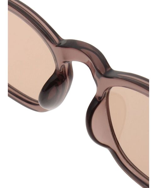 Ungrid(アングリッド)の「クリアフレームカラーサングラス(サングラス・レディース・ブラウン・FREE)」の5枚目の写真