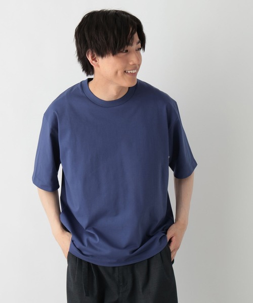GLOBAL WORK（グローバルワーク）の「汗シミ軽減クリーンT/638502（Tシャツ/カットソー・メンズ・ブルー系その他6/ホワイト/ライトグレー/チャコールグレー・MEDIUM/SMALL/X-LARGE/LARGE）」の4枚目の写真