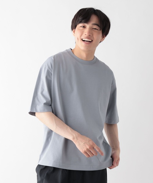 GLOBAL WORK（グローバルワーク）の「汗シミ軽減クリーンT/638502（Tシャツ/カットソー・メンズ・ブルー系その他6/ホワイト/ライトグレー/チャコールグレー・MEDIUM/SMALL/X-LARGE/LARGE）」の13枚目の写真
