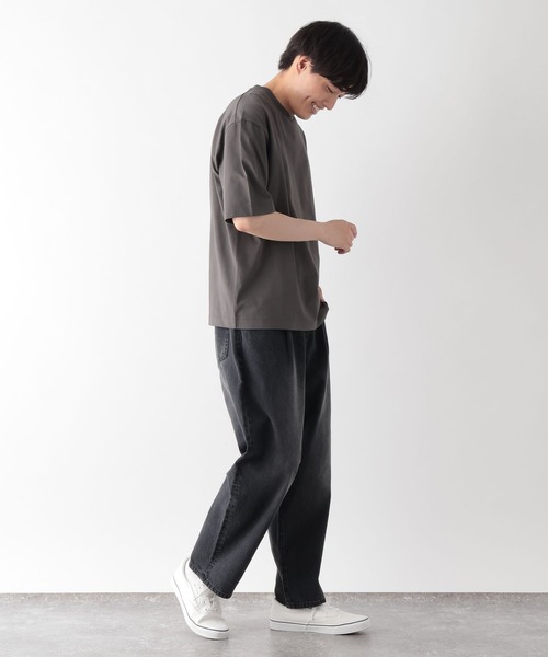 GLOBAL WORK（グローバルワーク）の「汗シミ軽減クリーンT/638502（Tシャツ/カットソー・メンズ・ブルー系その他6/ホワイト/ライトグレー/チャコールグレー・MEDIUM/SMALL/X-LARGE/LARGE）」の15枚目の写真