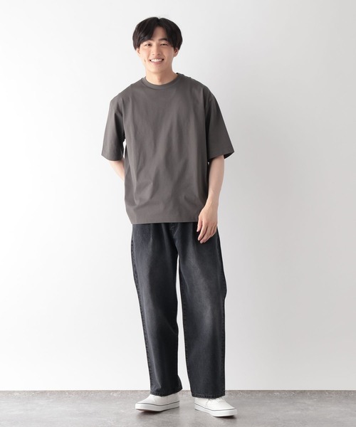 GLOBAL WORK（グローバルワーク）の「汗シミ軽減クリーンT/638502（Tシャツ/カットソー・メンズ・ブルー系その他6/ホワイト/ライトグレー/チャコールグレー・MEDIUM/SMALL/X-LARGE/LARGE）」の16枚目の写真