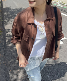 JOURNAL STANDARD（ジャーナルスタンダード）の「《追加2》リネンミリタリージャケット（ミリタリージャケット）」