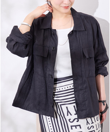 JOURNAL STANDARD（ジャーナルスタンダード）の「《追加2》リネンミリタリージャケット（ミリタリージャケット）」