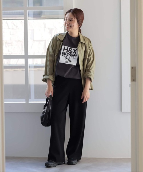 JOURNAL STANDARD(ジャーナルスタンダード)の「《追加2》リネンミリタリージャケット(ミリタリージャケット・レディース・ブラウン/ブラック/カーキ・FREE)」の7枚目の写真