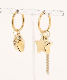 【Beauty bell】星フープピアス