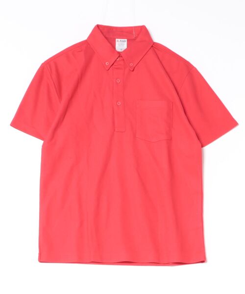 TONE SELECT WEAR（トーンセレクトウェア）の「United Athle Sports(ユナイテッドアスレスポーツ) スペシャルドライカノコポロシャツ 4.7オンス ボタンダウン メンズ (2023-01)(202301)（ポロシャツ・メンズ・ブラック/コバルトブルー/レッド/ホワイト/ネイビー・LARGE/MEDIUM/X-LARGE/SMALL）」の2枚目の写真