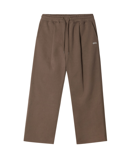 YALE(イェール)の「スモールアーチワンタックスウェットパンツ_ブラウン(スウェットパンツ・レディース・その他・SMALL/MEDIUM/LARGE/X-LARGE)」の1枚目の写真