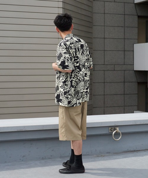 TWO PALMS(トゥーパームス)の「TWO PALMS/トゥーパームス レーヨン ハワイアンシャツ アロハシャツ 柄シャツ 開襟シャツ 2026年 夏 夏服(シャツ/ブラウス・メンズ・ブラック系その他2/ブラック系その他3/ブラック系その他4/ブラック系その他/ブラウン系その他・M/L)」の16枚目の写真