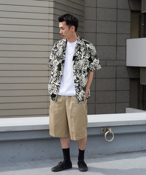 TWO PALMS(トゥーパームス)の「TWO PALMS/トゥーパームス レーヨン ハワイアンシャツ アロハシャツ 柄シャツ 開襟シャツ 2026年 夏 夏服(シャツ/ブラウス・メンズ・ブラック系その他2/ブラック系その他3/ブラック系その他4/ブラック系その他/ブラウン系その他・M/L)」の14枚目の写真