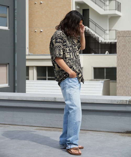 TWO PALMS(トゥーパームス)の「TWO PALMS/トゥーパームス レーヨン ハワイアンシャツ アロハシャツ 柄シャツ 開襟シャツ 2026年 夏 夏服(シャツ/ブラウス・メンズ・ブラック系その他2/ブラック系その他3/ブラック系その他4/ブラック系その他/ブラウン系その他・M/L)」の16枚目の写真
