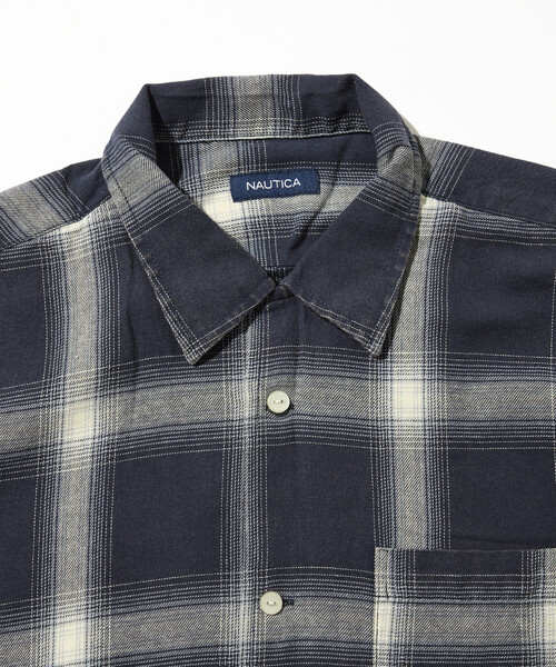 NAUTICA（ノーティカ）の「NAUTICA/ノーティカ ブリーチ オンブレ オープンカラー半袖シャツ（シャツ/ブラウス・メンズ・ブラウン/オリーブ/ネイビー・X-LARGE/LARGE/MEDIUM）」の15枚目の写真