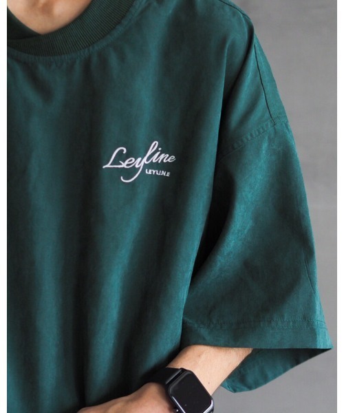 B.I.D.（ビーアイディー）の「《Bz》Leyline/Premium Suede tee / スウェードタッチ 裾リブ オーバーサイズTシャツ（Tシャツ/カットソー・メンズ・ネイビー/グリーン・LARGE/X-LARGE/MEDIUM）」の10枚目の写真