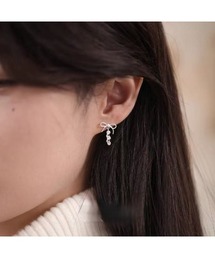 ドロップ・蝶結び型ピアス【アレルギー対応】