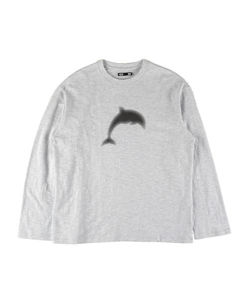 ERTR(イーアールティーアール)の「Dolphin LS T-Shirt Melange White(Tシャツ/カットソー・レディース・その他・MEDIUM/LARGE)」の2枚目の写真