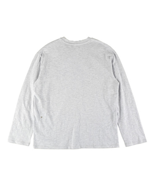 ERTR(イーアールティーアール)の「Dolphin LS T-Shirt Melange White(Tシャツ/カットソー・レディース・その他・MEDIUM/LARGE)」の3枚目の写真