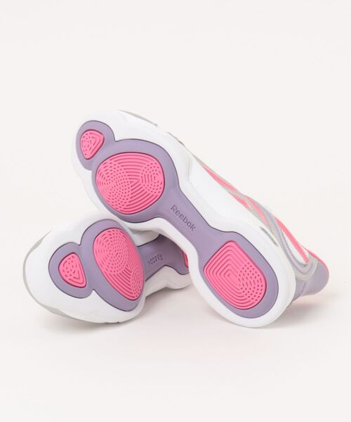 Reebok(リーボック)の「Reebok リーボック EASYTONE レディーススニーカー ウォーキングシューズ(イージートーン) 169099 100274316 ホワイト/ピンク/パープル(スニーカー・レディース・シルバー・22.5cm/23.0cm/23.5cm/24.0cm/24.5cm/25.0cm)」の3枚目の写真