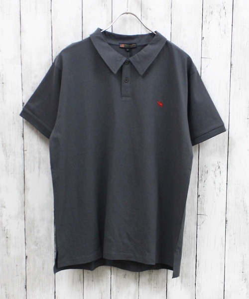 POLOCHAMPS（ポロチャンプス）の「POLOCHAMPS ポロシャツ（ポロシャツ・メンズ・オフホワイト/チャコール/ブラック/ネイビー/ダークグリーン系/杢グレー・XL/L/M）」の4枚目の写真