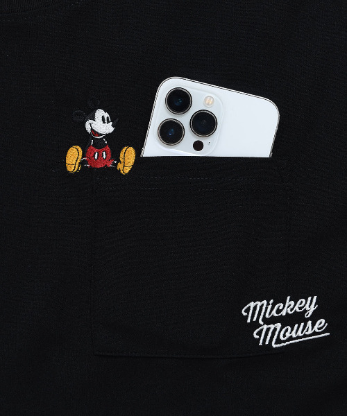Disney(ディズニー)の「『DISNEY/ディズニー』MICアムンゼンポケットTEE(Tシャツ/カットソー・レディース・ブラック/ホワイト・LL/L/M)」の18枚目の写真