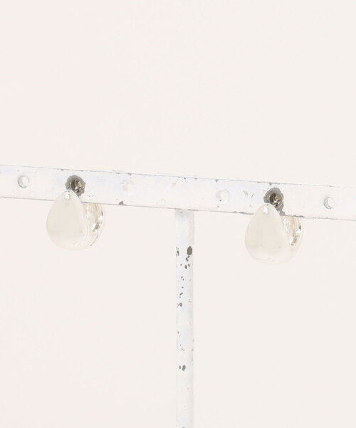 Scrap Book(スクラップブック)の「【Nothing And Others】Pebble Hoop Pierce(ピアス(両耳用)・レディース・シルバー・FREE)」の1枚目の写真