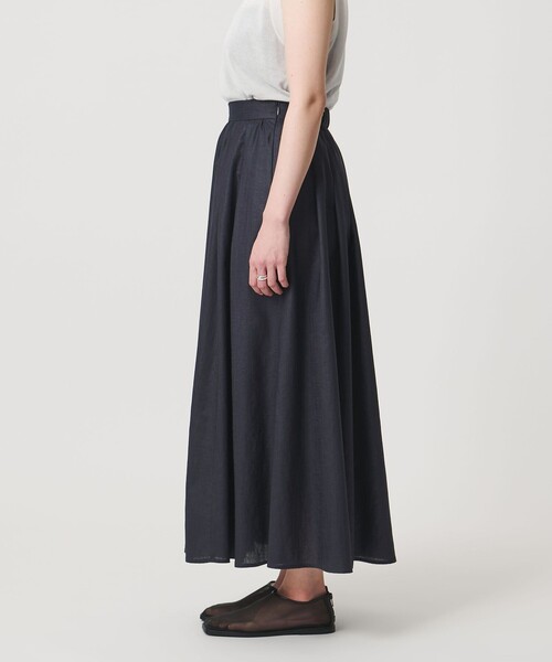 MARW UNITED ARROWS(マルゥ ユナイテッドアローズ)の「<MARW UNITED ARROWS>ギャザー フレア スカート UVカット・接触冷感(スカート・レディース・ダークグレー/ネイビー/ダークブラウン・36/38)」の15枚目の写真