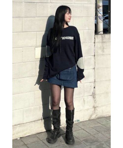 EXTRAORDINARY(エクストラオーディナリー)の「NOBODY KNOWS CREWNECK NAVY(ニット/セーター・メンズ・その他・LARGE/MEDIUM/SMALL/X-LARGE)」の7枚目の写真