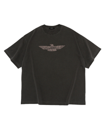 CARGOBROS（カーゴブロス）の「ピグメントイーグルオーバーサイズ半袖Tシャツ（チャコール）（Tシャツ/カットソー）」