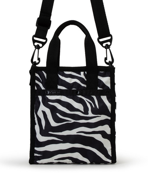 LeSportsac(レスポートサック)の「MINI N/S TOTE クリームブラックゼブラ(ショルダーバッグ・レディース・ブラック・FREE)」の6枚目の写真