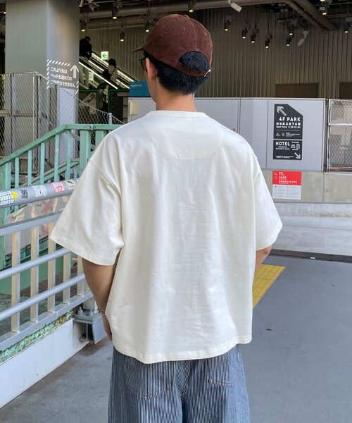 CIAOPANIC(チャオパニック)の「(ボーダー/無地)ヘンリーネックアソートTシャツ(Tシャツ/カットソー・レディース・チャコールグレー/グレー/オフホワイト/サックスブルー/ライトグレー/ブラウン・MEDIUM/LARGE)」の20枚目の写真