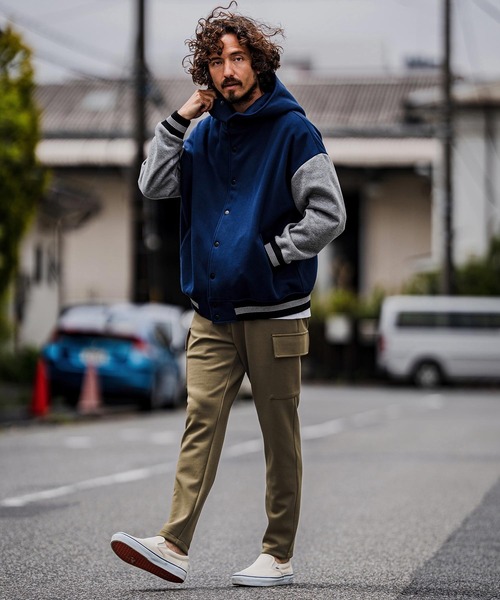 CAMBIO(カンビオ)の「mp15111-ポンチスリムカーゴパンツ(CMB-R0234)(カーゴパンツ・メンズ・グレー/オリーブ/ブラック/ネイビー・L/M/S)」の20枚目の写真