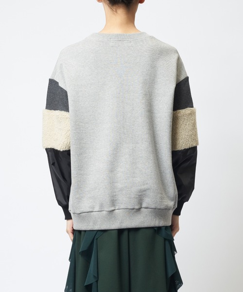 gomme(ゴム)の「アーム切替T(Tシャツ/カットソー・レディース・チャコールグレー/トップグレー/ブラック・MEDIUM)」の15枚目の写真