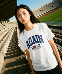 DTF 20番手 アゲイン 2002 スタンダード 半袖Tシャツ ホワイト